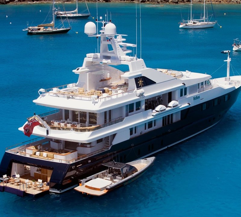 yacht named helios